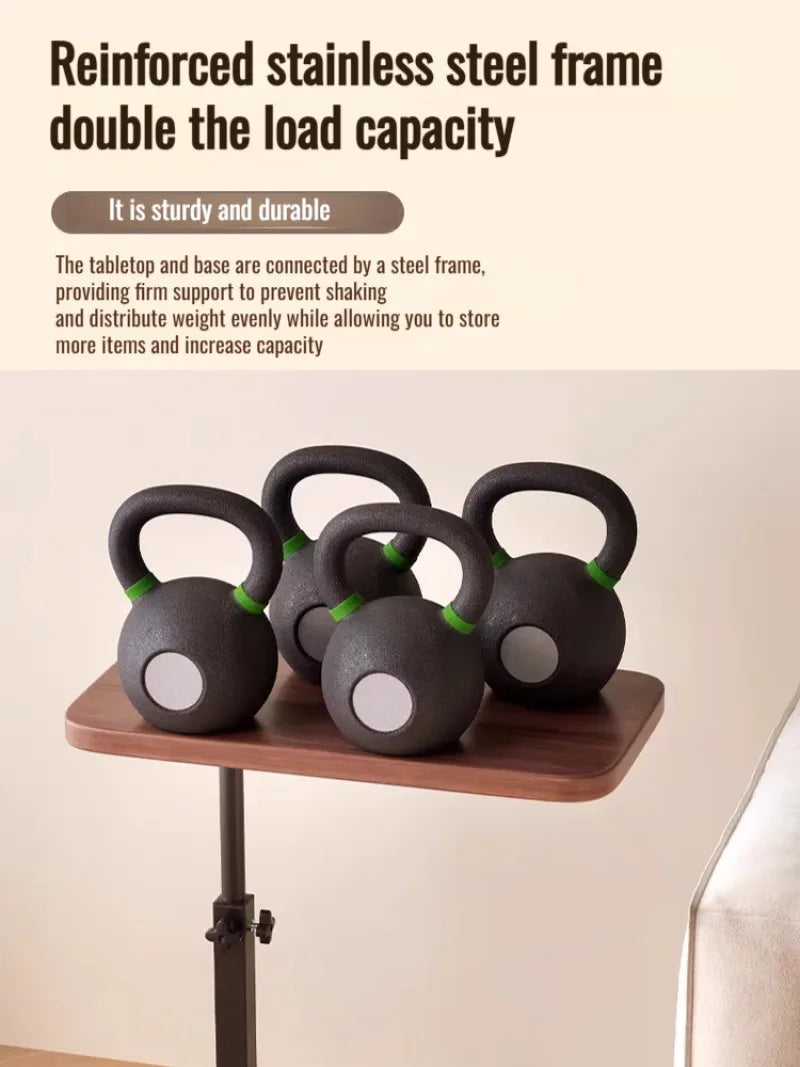 Liftable coffee table living room sofa side table rotating foldable desktop home bedside storage adjustable height shelf