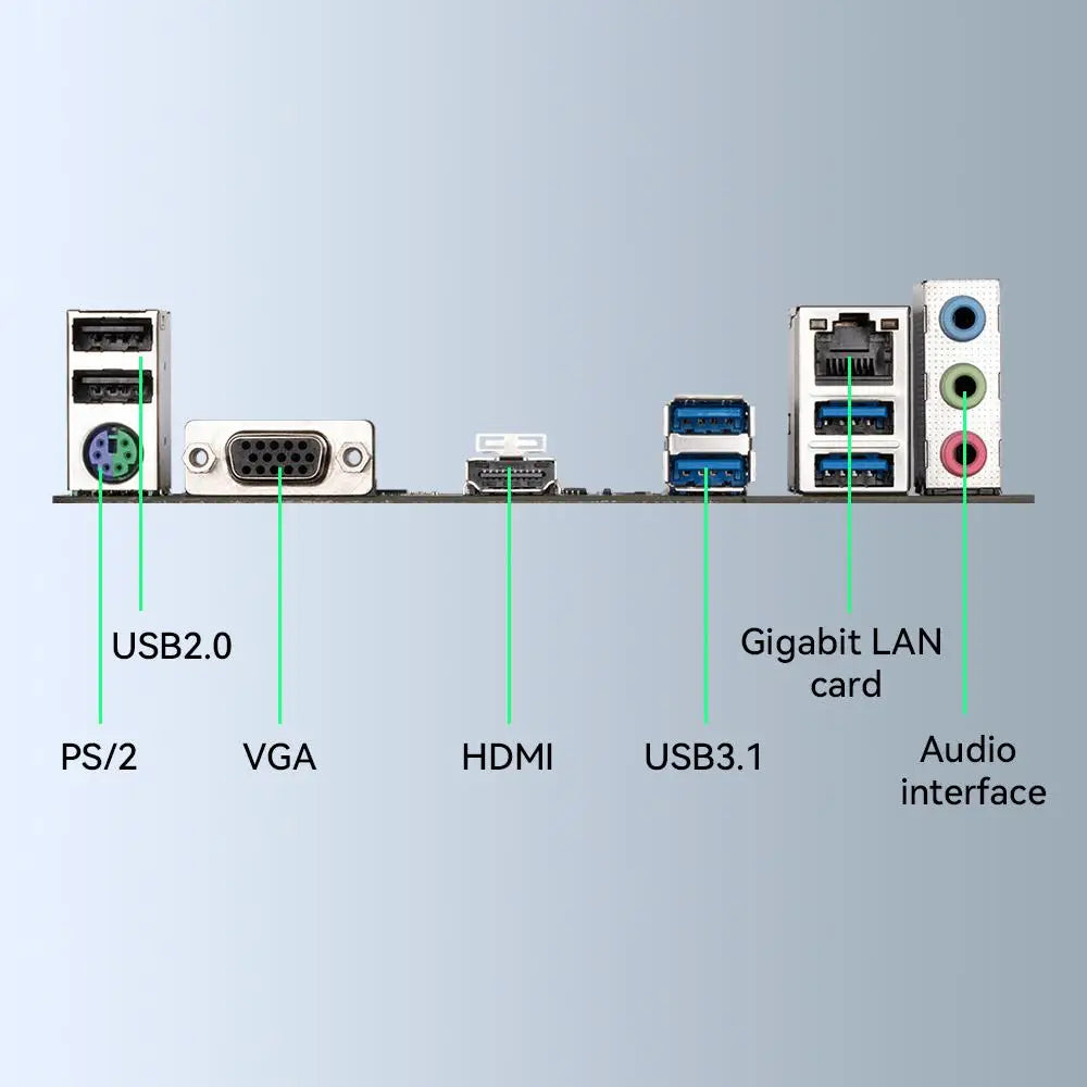YEAH MAGIC Gaming Desktop — Ryzen 5 5600GT, Radeon Graphics, 16GB DDR4 3200MHz, 1TB NVMe SSD, 7×ARGB Fans, Wi-Fi 6, Windows 11 Home