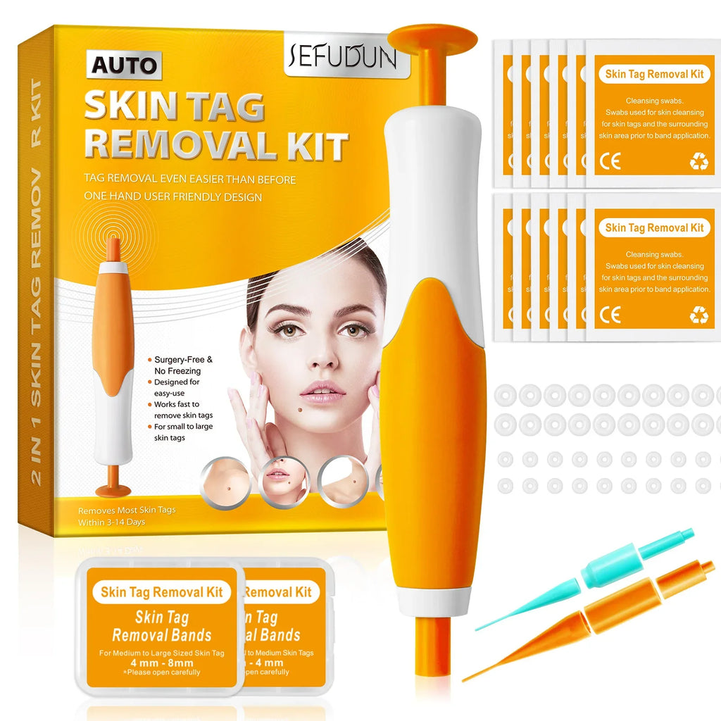 Dual Head Wart Removing Pen Set Auto Skin Tag Remover Painless Mole Wart Skin Tag Removal Kit Skin Care Beauty Tool Hot Sale