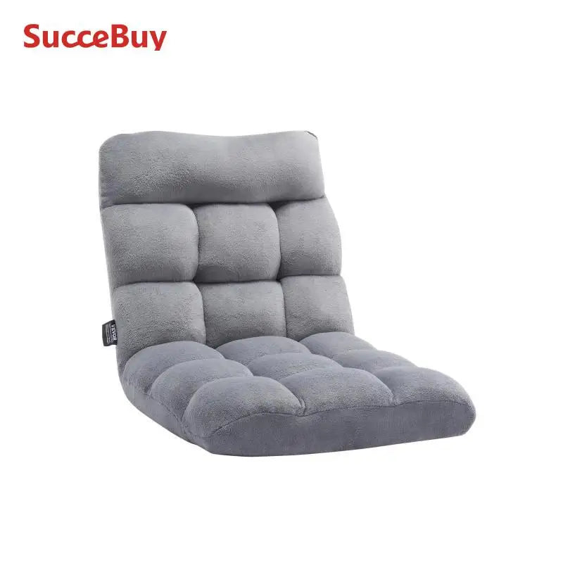 SucceBuy Floor Chair Recycled Foam Folding Sofa Chair Multifunctional Floor Chair with Back Support Ideal for Sleeping Reading