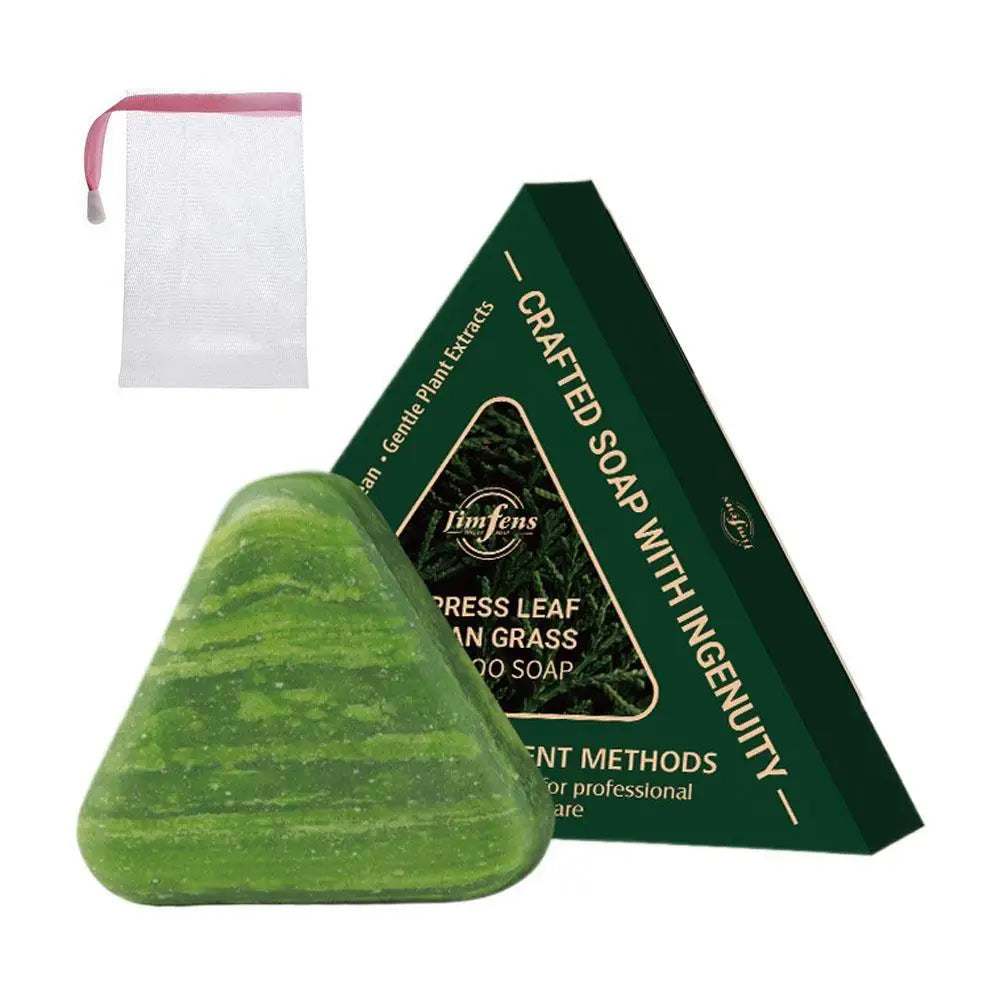 Side Cypress Leaf Salvia Ginger Calendula Shampoo Soap Ginseng Sophora Men Women Silicone-free Amino Acid Herbal Handmade Soap