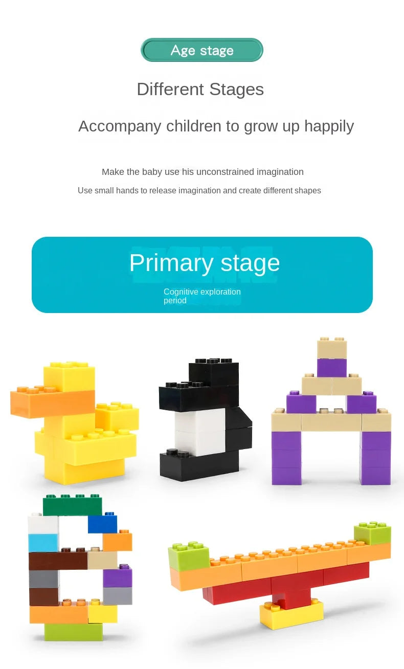 125/250g DIY Building Blocks Bulk Lot Pack Sorte Thick Bricks Block Plate Toys Small Particles Bulk Fit Legoeds Gift for Kids