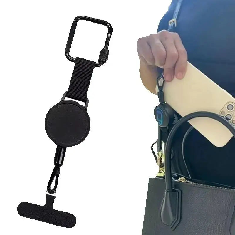 Retractable Anti-Theft Phone Holder Cellphone Lanyard Strap Smartphone Safety Tether DYM Belt Clip Cellphone Lanyard for Travel