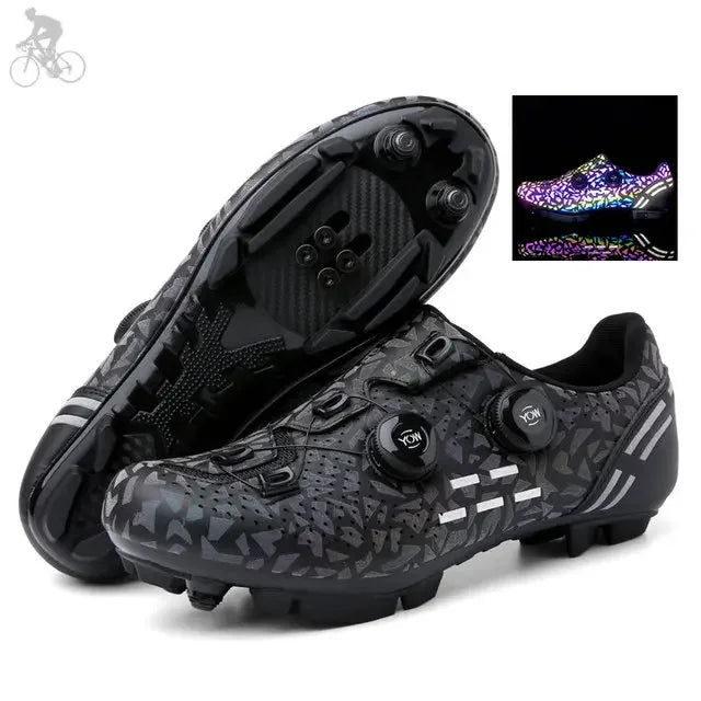 2023 Cycling Sneaker Mtb with Cleats Men Carbon Sports Speed Bike Shoes Women Mountain Racing Flat SPD Road Cycling Footwear