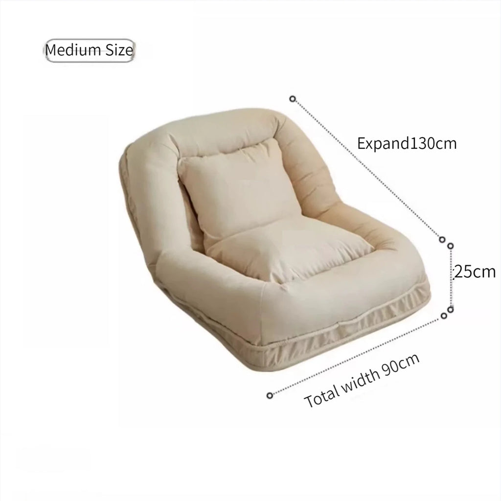 Human dog bed, lazy sofa, can lie down and sleep, internet celebrity tatami, foldable balcony, bedroom, small sofa,lounge chair