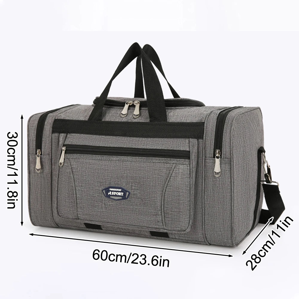 Oxford Waterproof Men Travel Bags Hand Luggage Big Travel Bag Business Large Capacity Weekend Duffle Travel Bag Fitness Bag