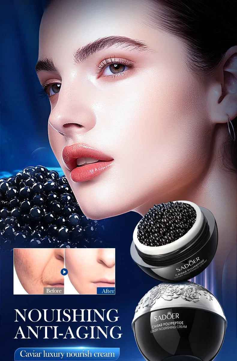 Anti-Wrinkle Face Cream Collagen Pearl Firming Lift Fade Fine Lines Caviar Moisturizing Smooth Brighten Korean Skin Care Product
