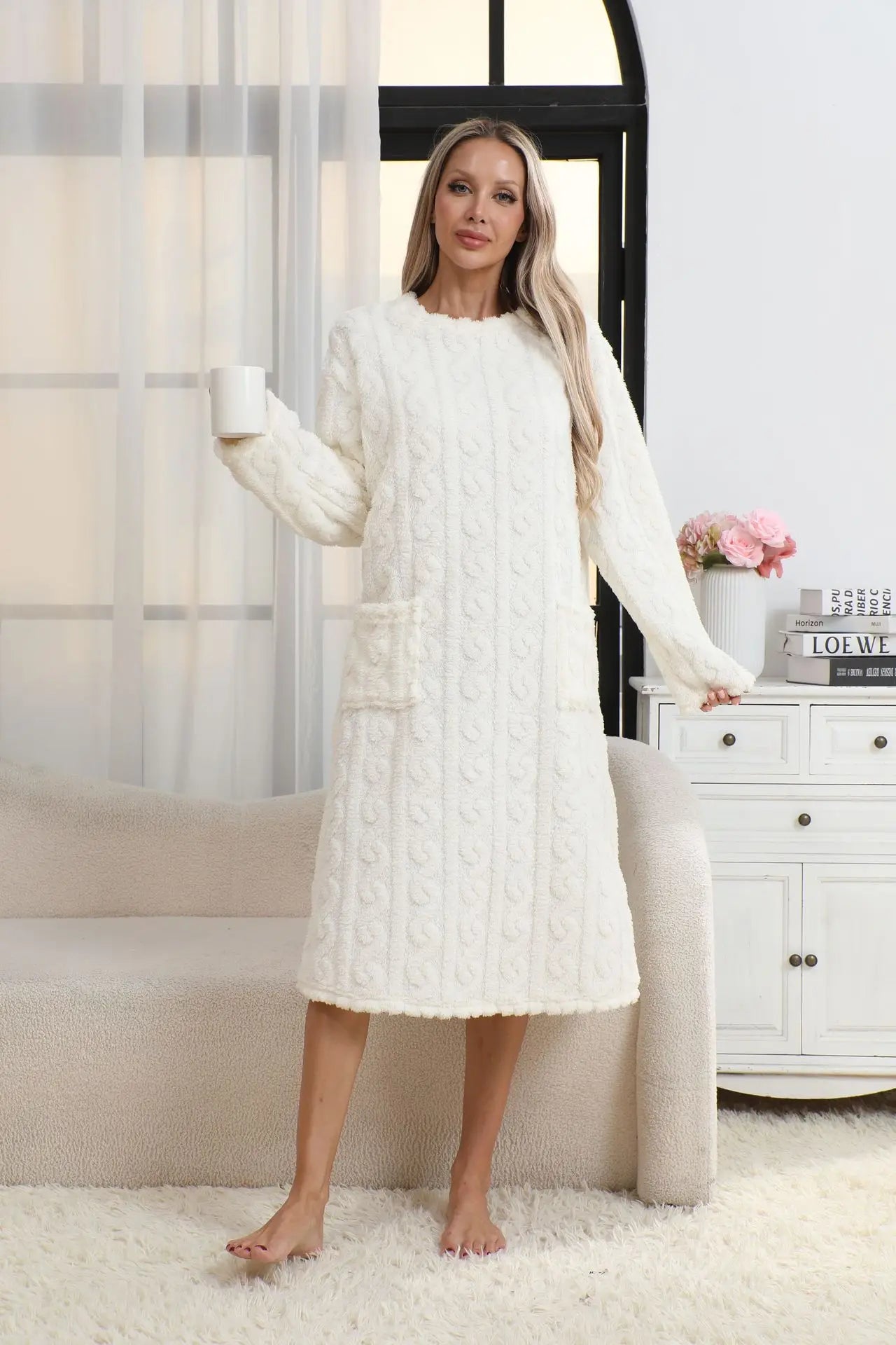 Pyjamas Women Winter Woman Pajamas Warm Women's Pajamas With Pants Pyjama Femme Ensemble Fleece-lined Set Loungewear Sets Woman