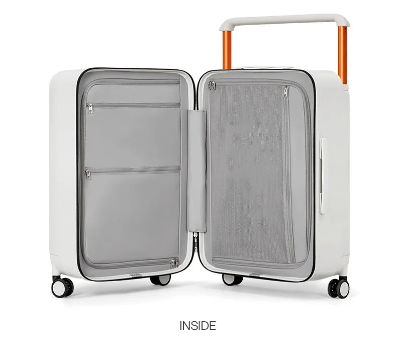Mixi Large-Capacity Suitcase Trolley Case 26inch Checked in Hardside Rolling Wheels Luggage Wide Handle Travel Suitcases Trunk