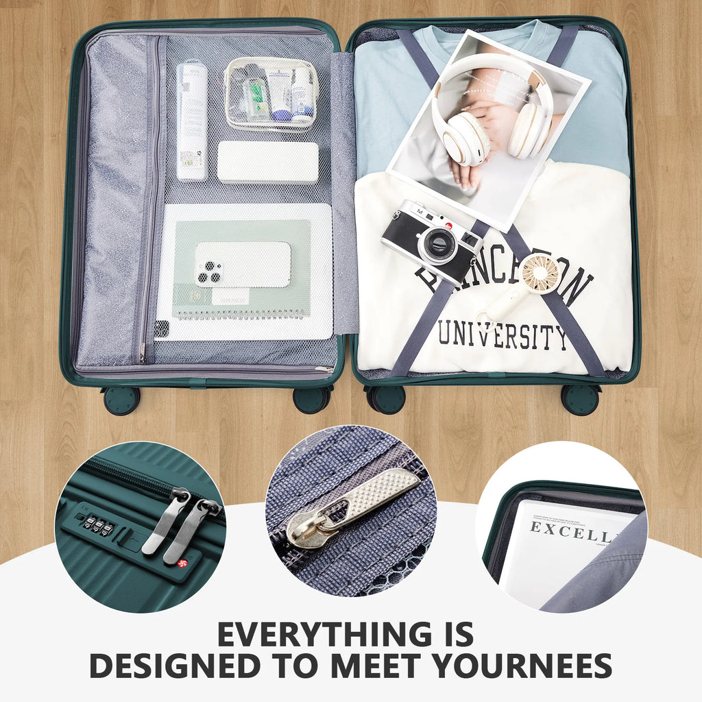 2024 New Design Travel Suitcase Rolling, Women Men Carry on Travel Trolley Case 20 Inch, Boarding Cabin Luggage Suitcase 24 28''