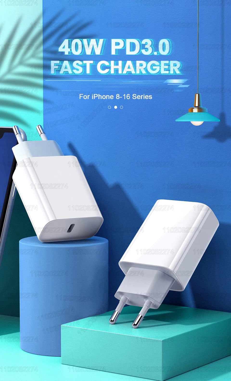 PD 40W Fast Charger For iPhone 14 13 12 11 15 16 Pro Max Phone Charger For iPhone 15 16 Plus USB C Cable Fast Charging Data Line