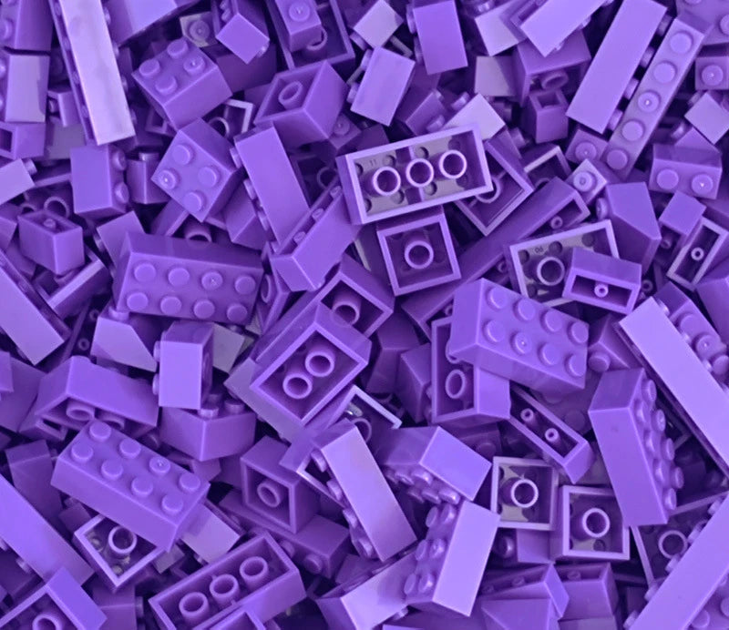 125/250g DIY Building Blocks Bulk Lot Pack Sorte Thick Bricks Block Plate Toys Small Particles Bulk Fit Legoeds Gift for Kids