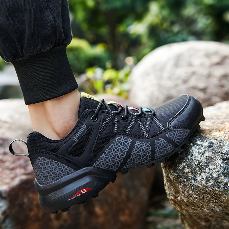 Men's Cycling Shoes Non-slip Grip Mountain Bike Shoes Casual Road Cycling Shoes Comfortable Hiking Shoes Outdoor Sports Shoes