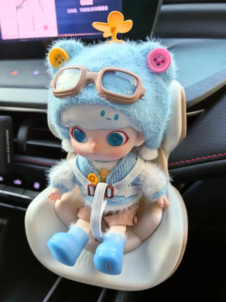 BJD Doll Safety Seat Chair for Car Figure Toy Miniature