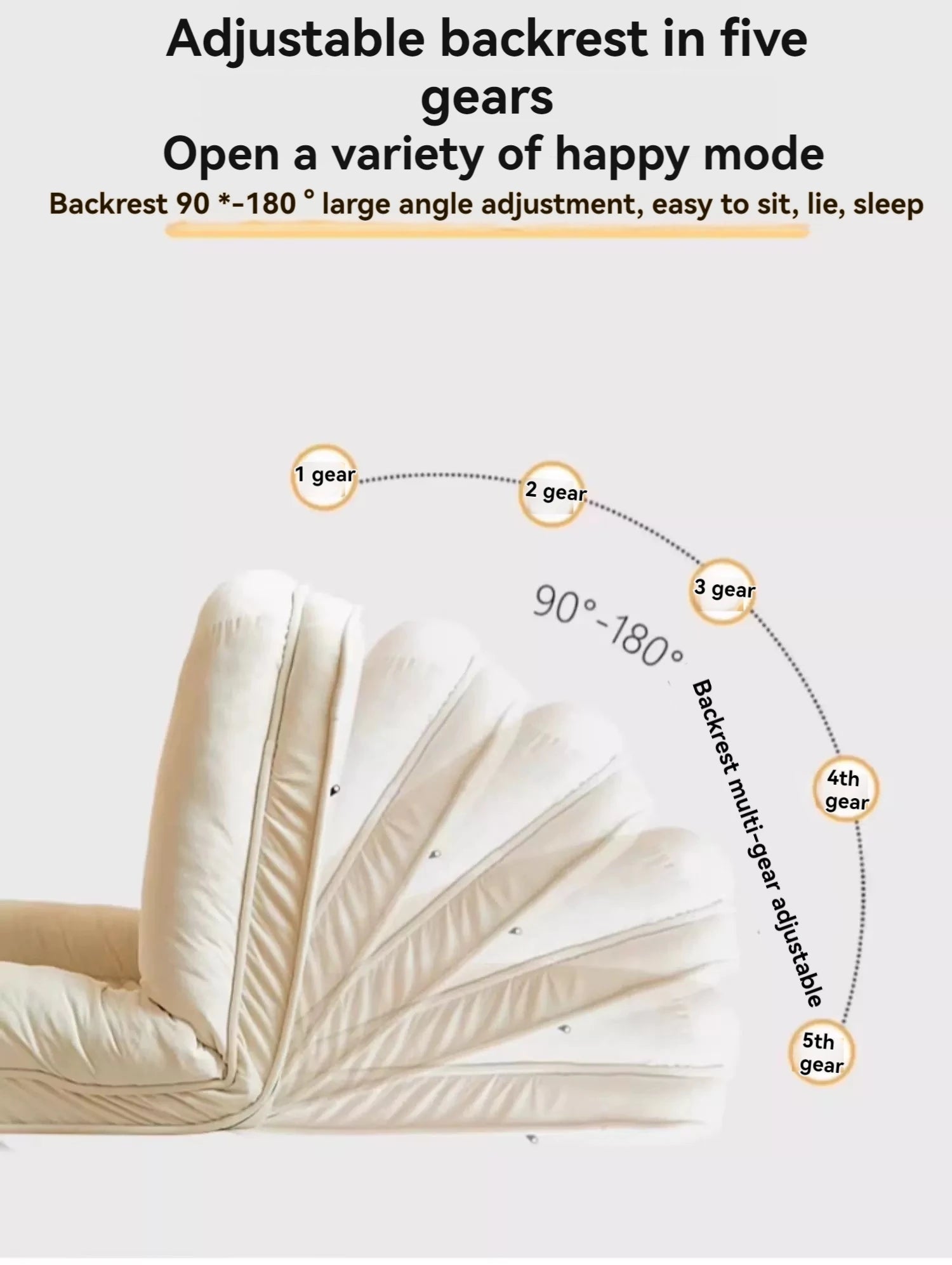 Human dog bed, lazy sofa, can lie down and sleep, internet celebrity tatami, foldable balcony, bedroom, small sofa,lounge chair