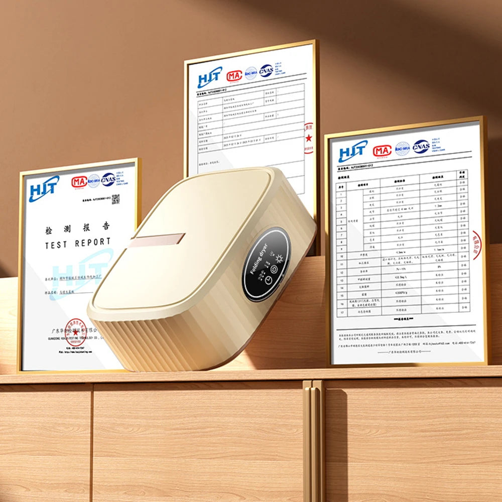 Folding Portable Clothes Dryer Mini Electric Laundry Dryer Hang Drying Rack Machine for Home Room Travel 110V 220V 전기의류건조 의류건조기