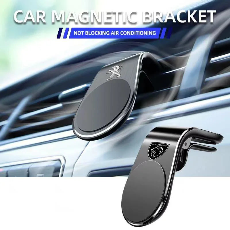 Magnetic Car Phone Holder in Car Phone Stand Clip Mount Car Accessories for Peugeot 406 405 205 3008 206 5008 308 208 408 508