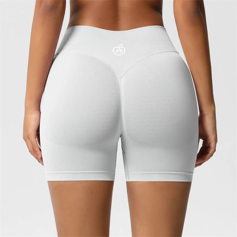 DARC·WOLVES Seamless Booty-Lift Biker Shorts — 3D Shaping Fit, High-Waist Compression for Women’s Workout & Everyday Style