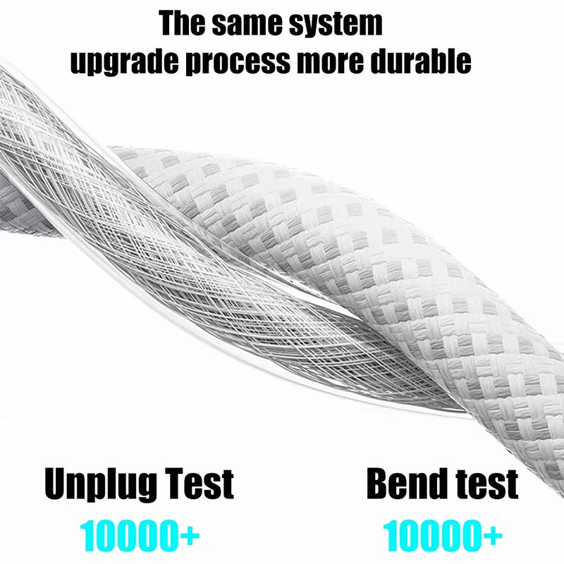 Usb A to Type C Color Cable 5A For Apple iPhone 15 Fast Charging Huawei Xiaomi Samsung Type C Android Weaving Cable Accessories