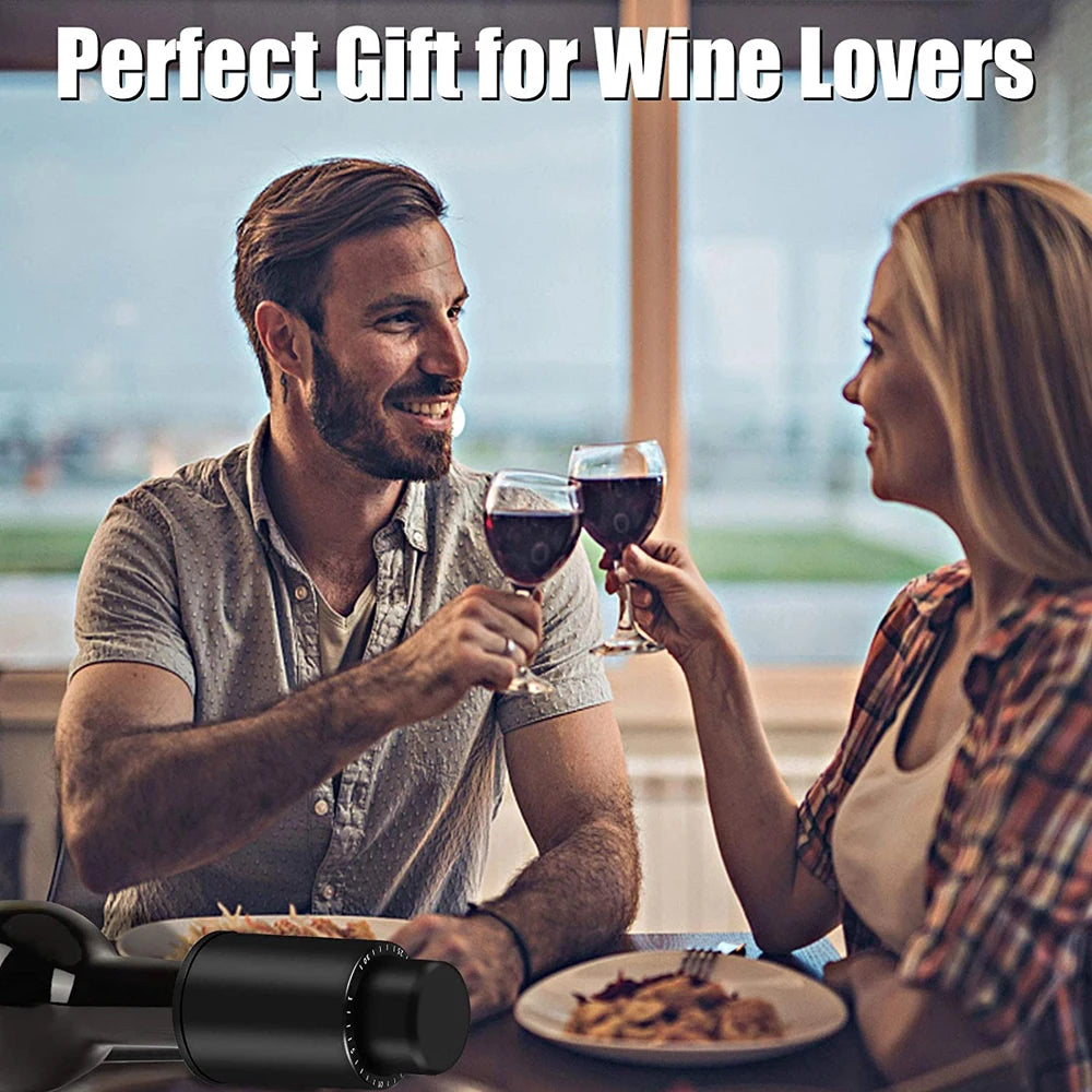 Vacuum Wine Bottle Stopper Sealed Storage Vacuum Memory Wine Stopper Push Style Bar Tools Barware Reusable Wine Cork