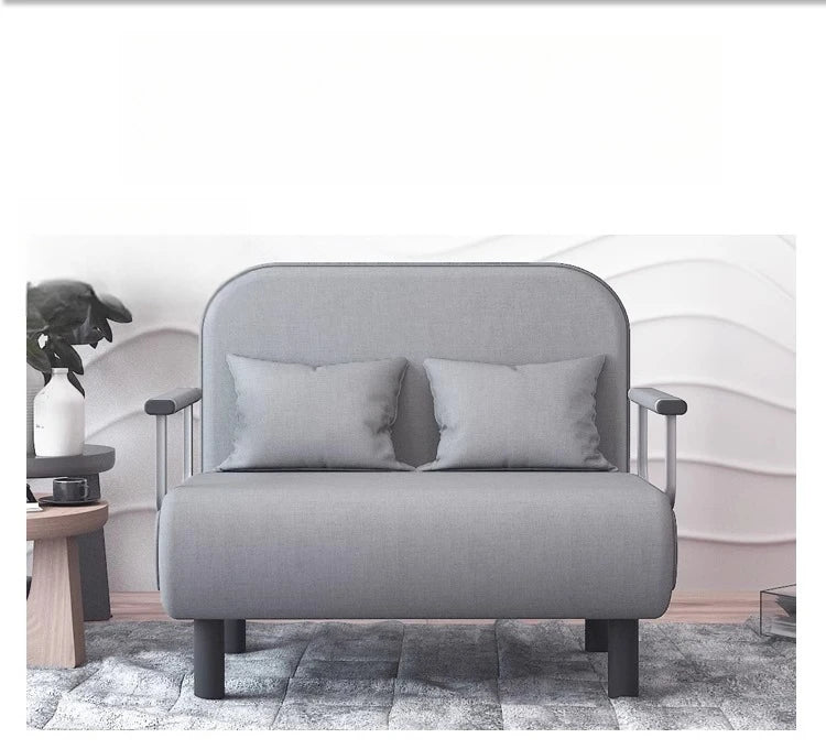 Modern folding sofa bed apartment small apartment simple single and double folding sofa with armrest