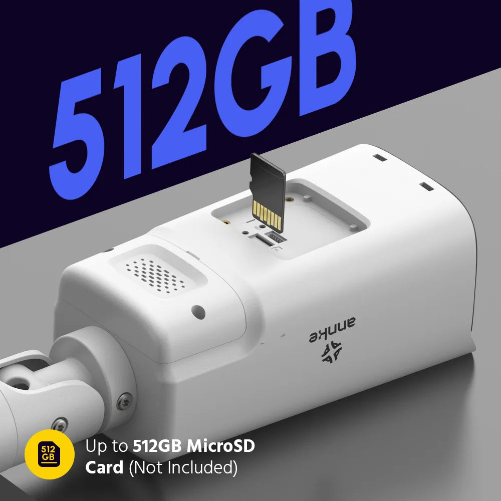 ANNKE H.265+ 4K Ultra HD IP Camera 4X Optical Zoom Dome Camera Home 8MP Night Vision Security Camera 2.8mm poe camera outdoor 4k