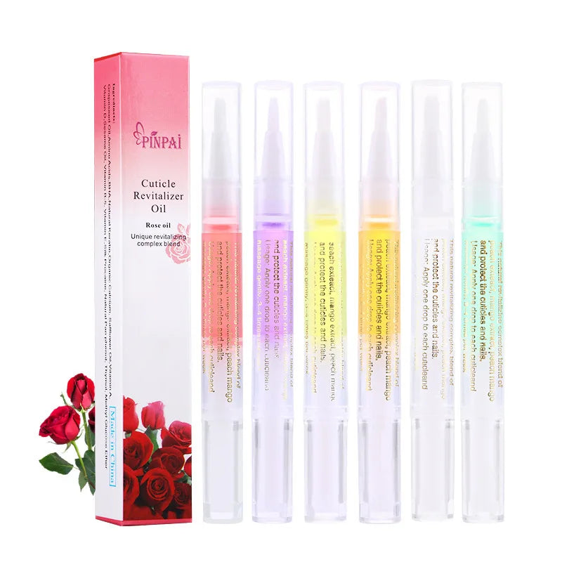 Nail Cuticle Oil Pen for Beauty Health Edge Oil Plant Nourishment Oil for Manicure Nail Finger Care Tools Finger Nail Treatments