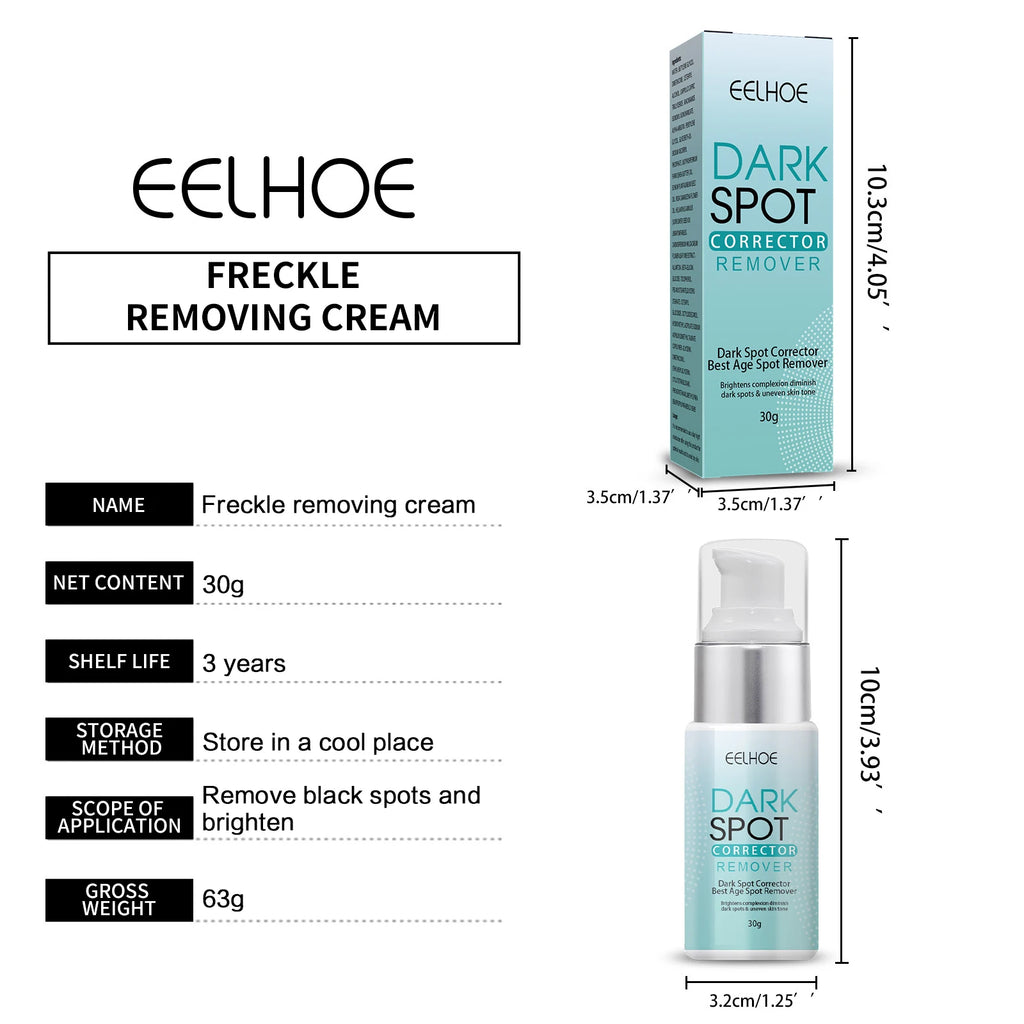 EELHOE Whitening Freckle Cream Nicotinamide Dark Spot Remover Skin Care Moisturizing Brighten Anti-aging Fade Spot Face Beauty