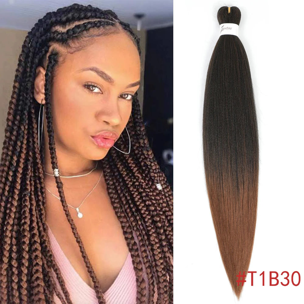 Braiding Hair Pre Stretched Synthetic Braid Extensions Jumbo Braid for Senegalese Passion Twist Box Braid Hair Bundles IPARTY