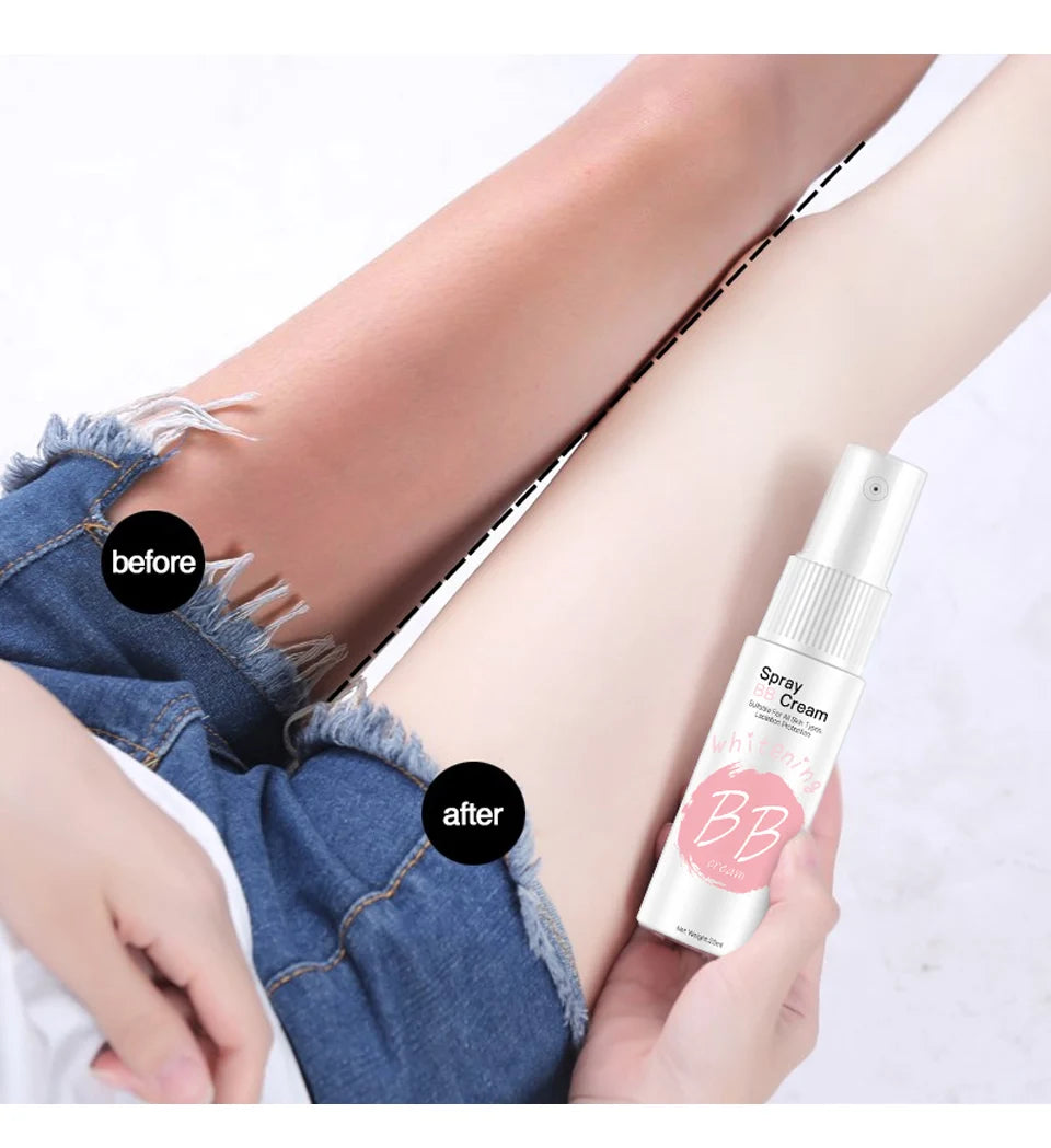 Moisturizing Base Spray BB Cream Waterproof Concealer Brighten Face Beauty Whitening Skin Care High Coverage Makeup Base
