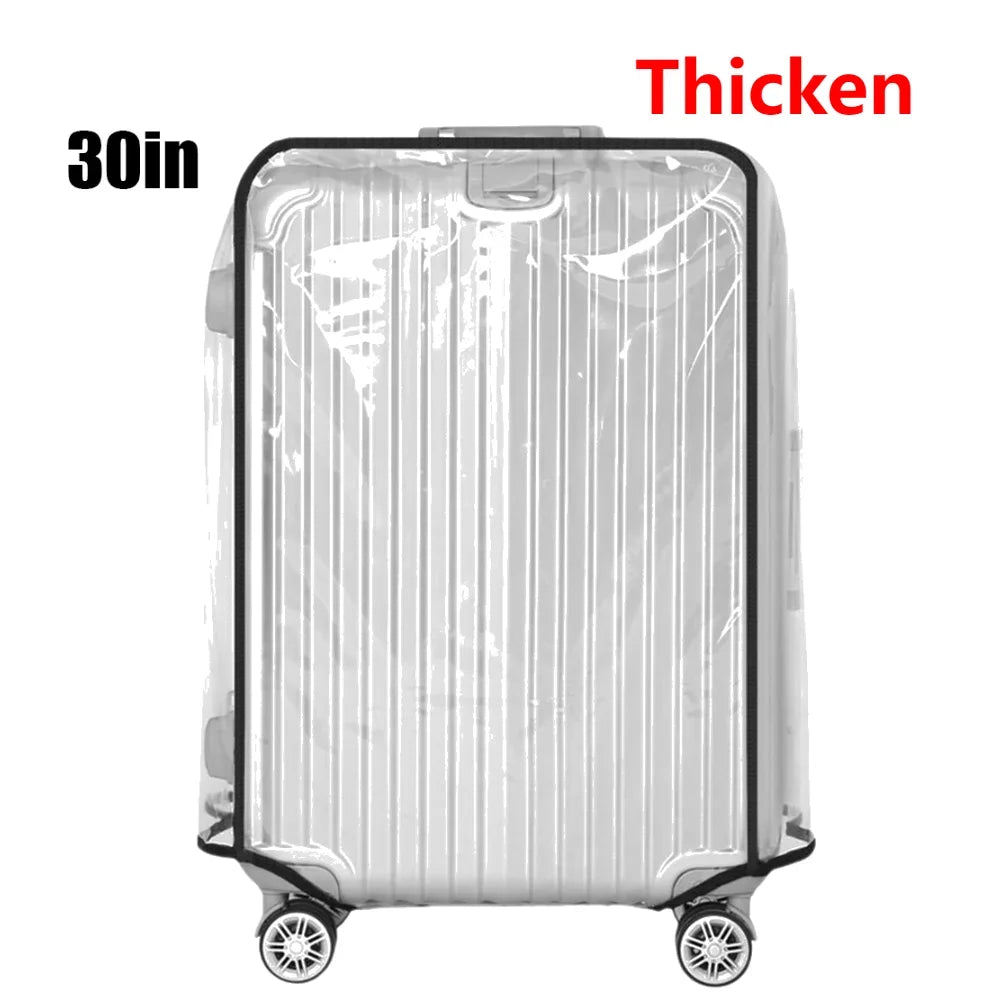 18-30inch Transparent Luggage Protector Cover Waterproof Suitcase Protector Cover Rolling Luggage Suitcase Cover Dustproof Cover