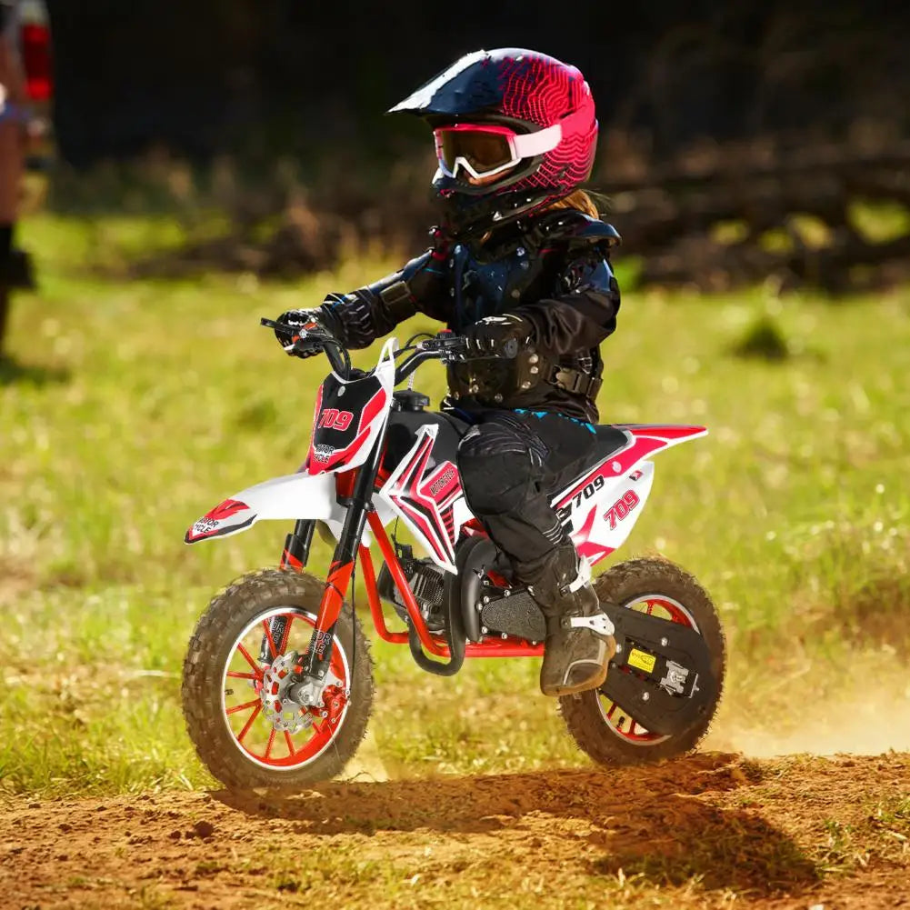 49cc 2-Stroke Kids Dirt Bike (Red)