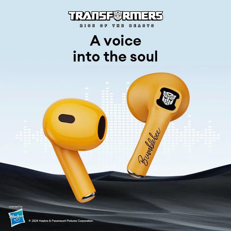 TRANSFORMERS TF-T23 TWS Earbuds — Bluetooth 5.4 Gaming Earphones