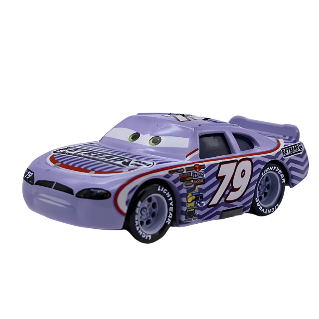 Disney Pixar Cars 3 Lightning Mcqueen Smokey Chick Hicks Collection 1:55 Diecast Vehicles Alloy Car Toys Model For Children Gift
