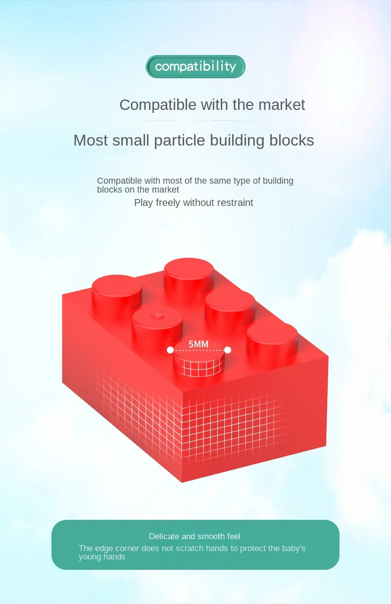 125/250g DIY Building Blocks Bulk Lot Pack Sorte Thick Bricks Block Plate Toys Small Particles Bulk Fit Legoeds Gift for Kids