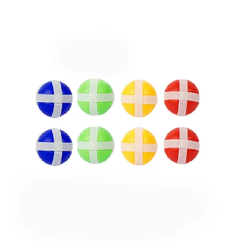 12PCS random suction cup stick target ball outdoor sport receive game throwing catch ball children parent-child interactive toy