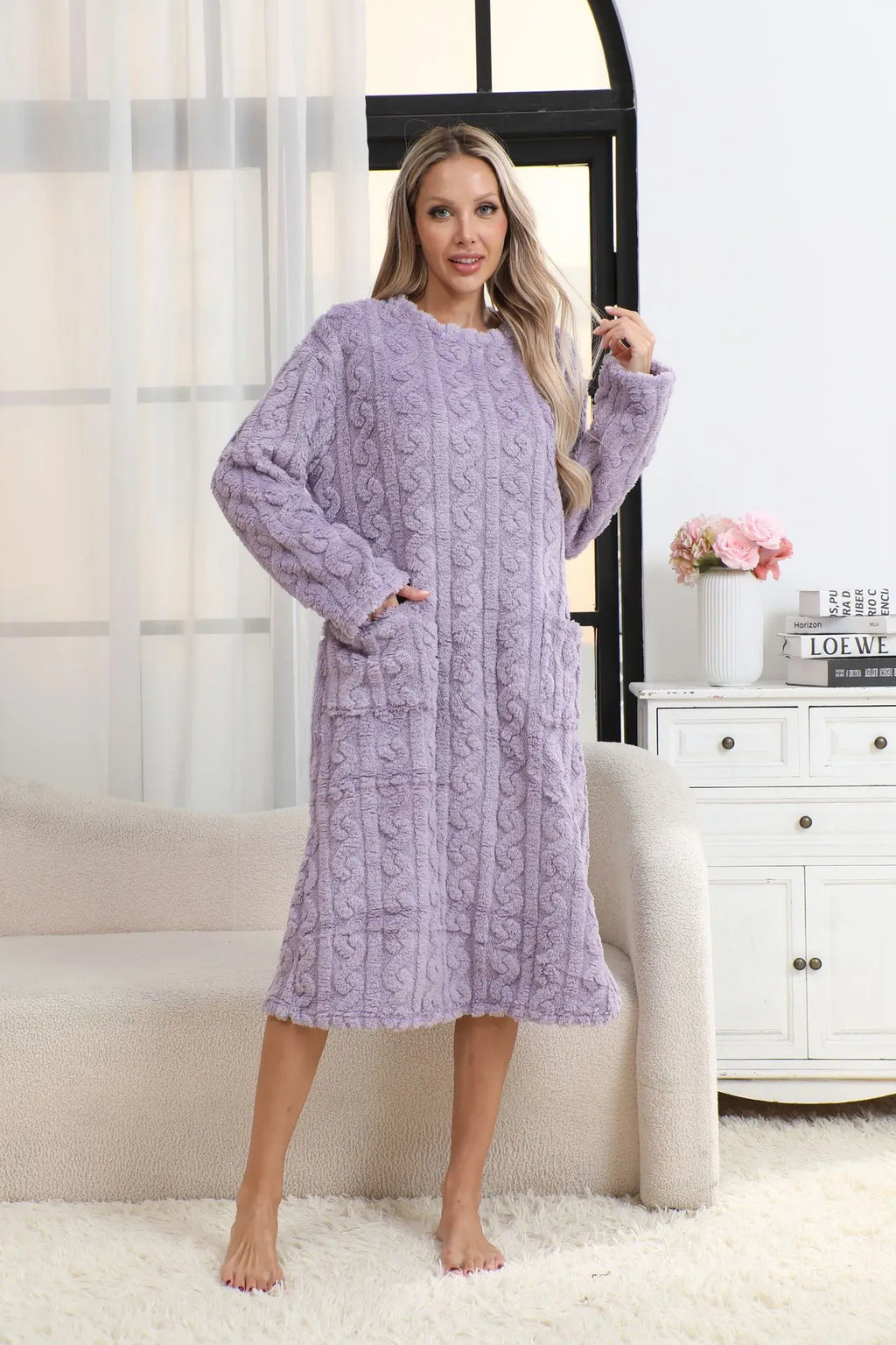 Pyjamas Women Winter Woman Pajamas Warm Women's Pajamas With Pants Pyjama Femme Ensemble Fleece-lined Set Loungewear Sets Woman