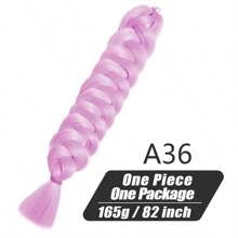 Xpression Synthetic Big Braids Crochet Hair Braids Extensions Yaki Straight Hair Women's Jumbo Braids Hair Daily Wear