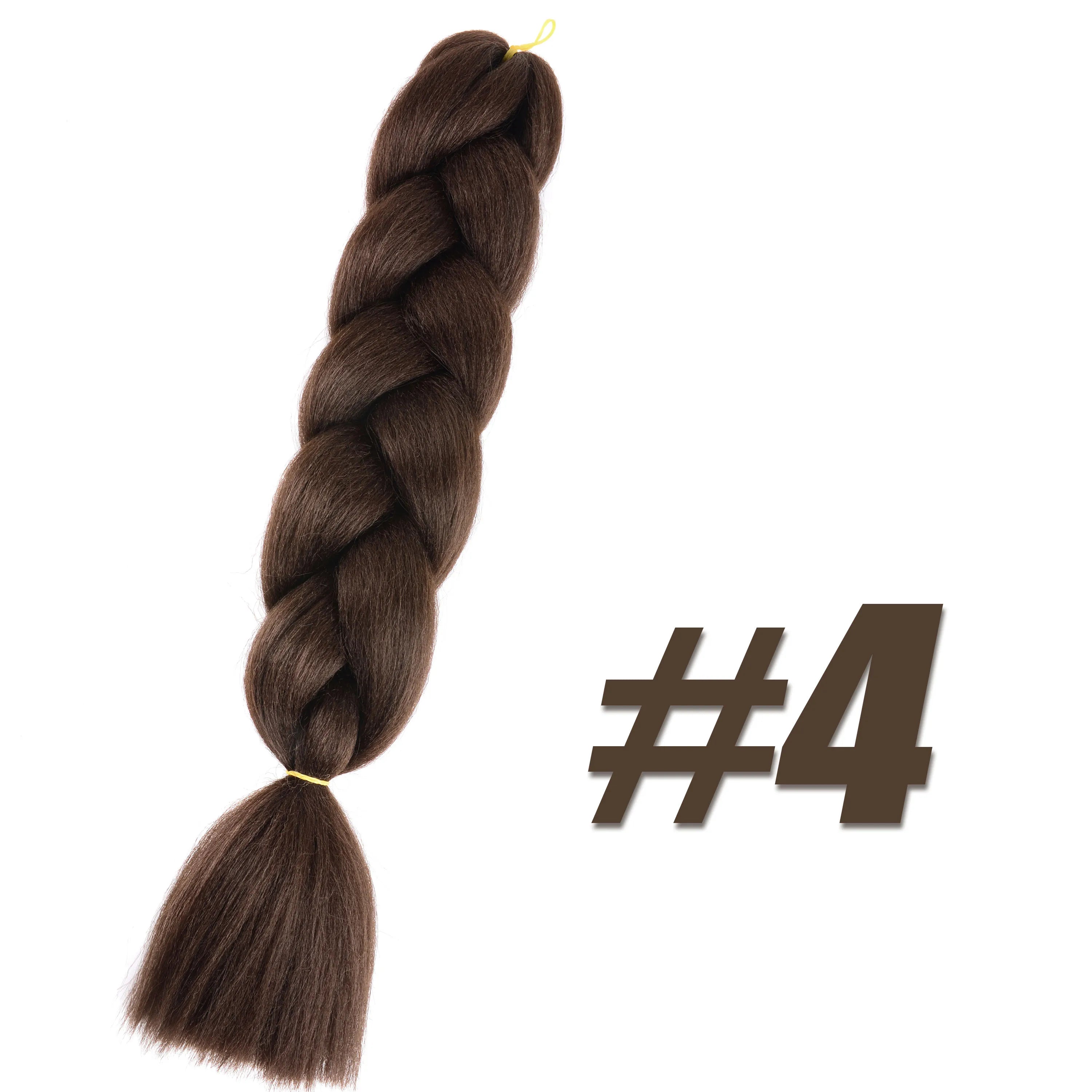 Purple Braiding Hair Pre Stretched Synthetic Kanekalon Crochet Hair Jumbo Braids Extensions Hair Accessories For Girls Braids