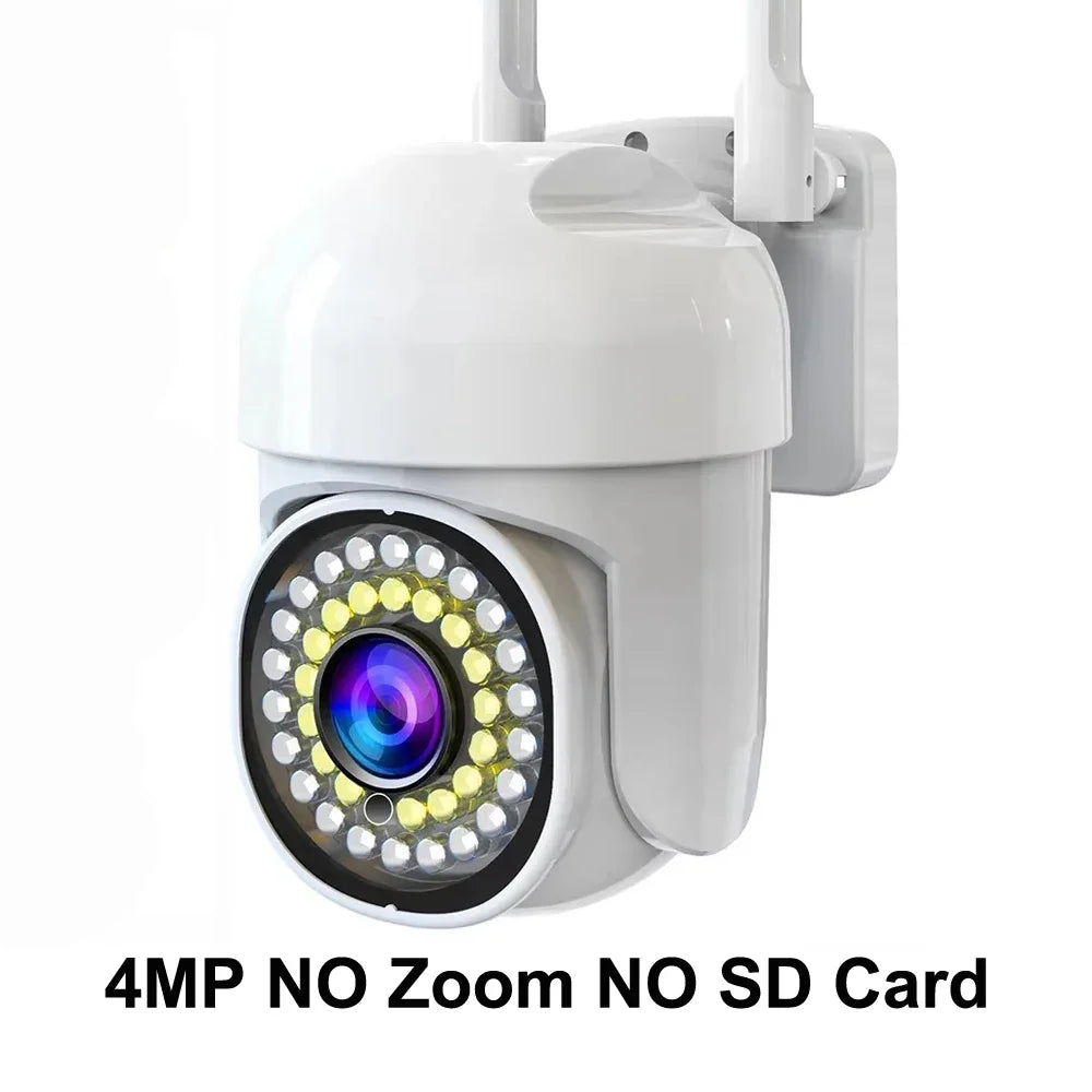 Yoosee 4K 8MP Three Lens Dual Screens 10X Optical Zoom IP66 Outdoor Waterproof Auto Tracking Two Way Audio Surveillance Cameras
