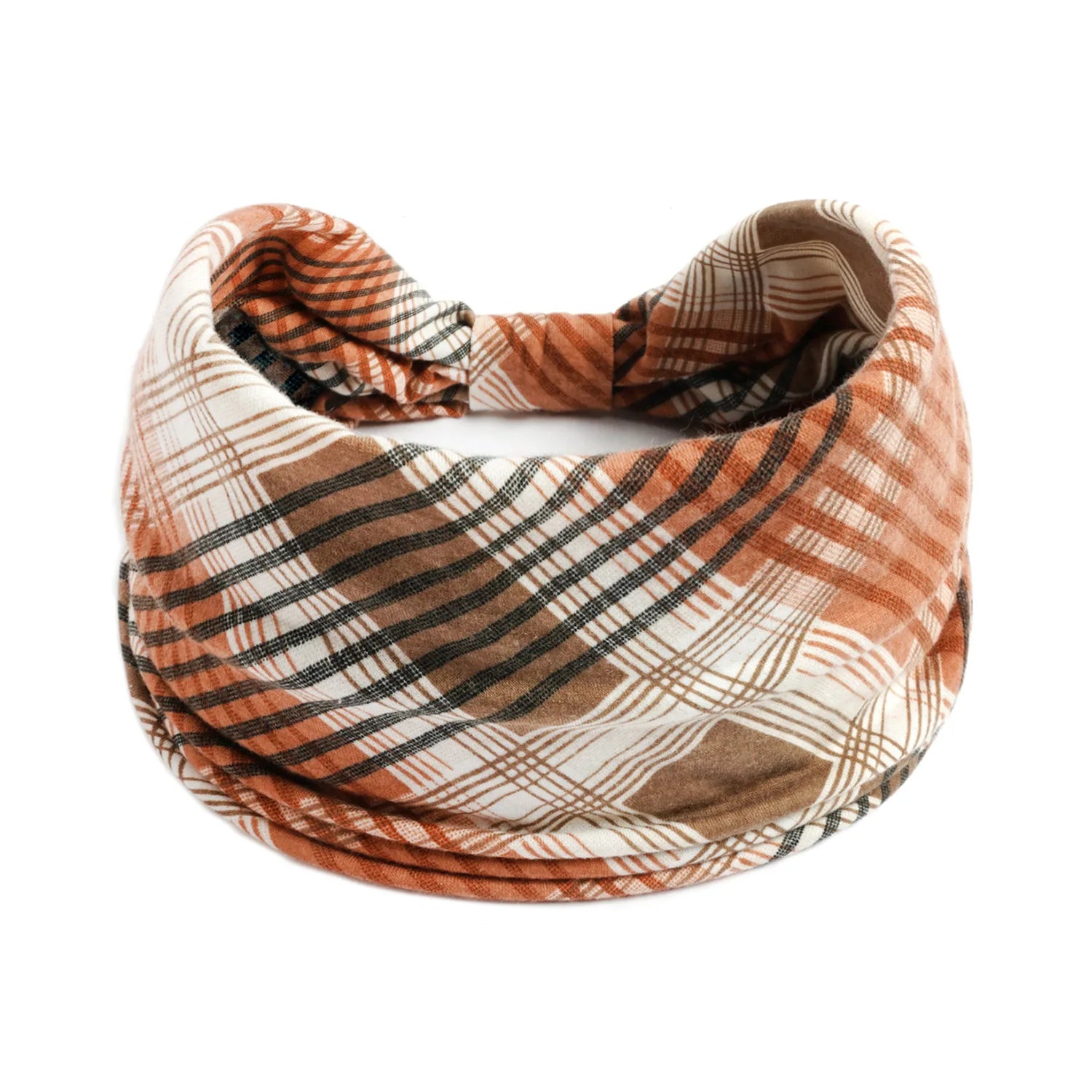 Boho Wide Knot Floral Cotton Headband | Stretch Turban Hair Scarf for Women