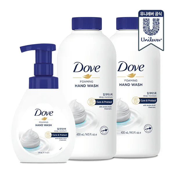 Dove Foaming Handwash Dipner Reaching Essence 240ml + 2 Refills 430ml
