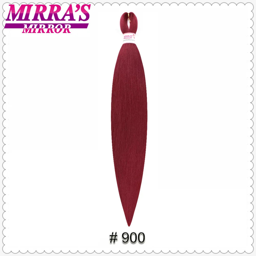 Corlorful Synthetic Jumbo Braids Hair Extensions 28 Inch Braiding Hair Pre Stretched Yellow Blue Green Red Pink Purple Braids