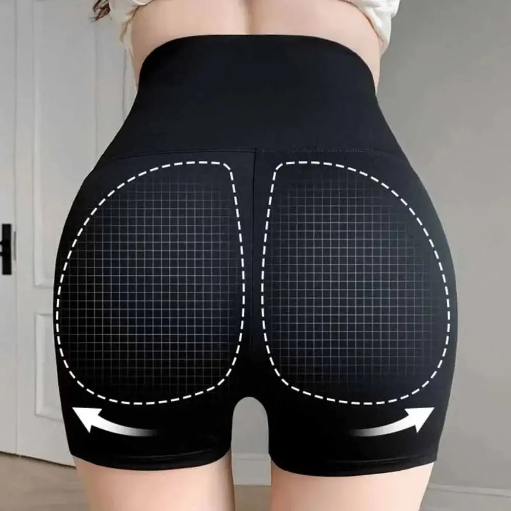 Seamless Scrunch Sports Shorts — High-Waist Shaping