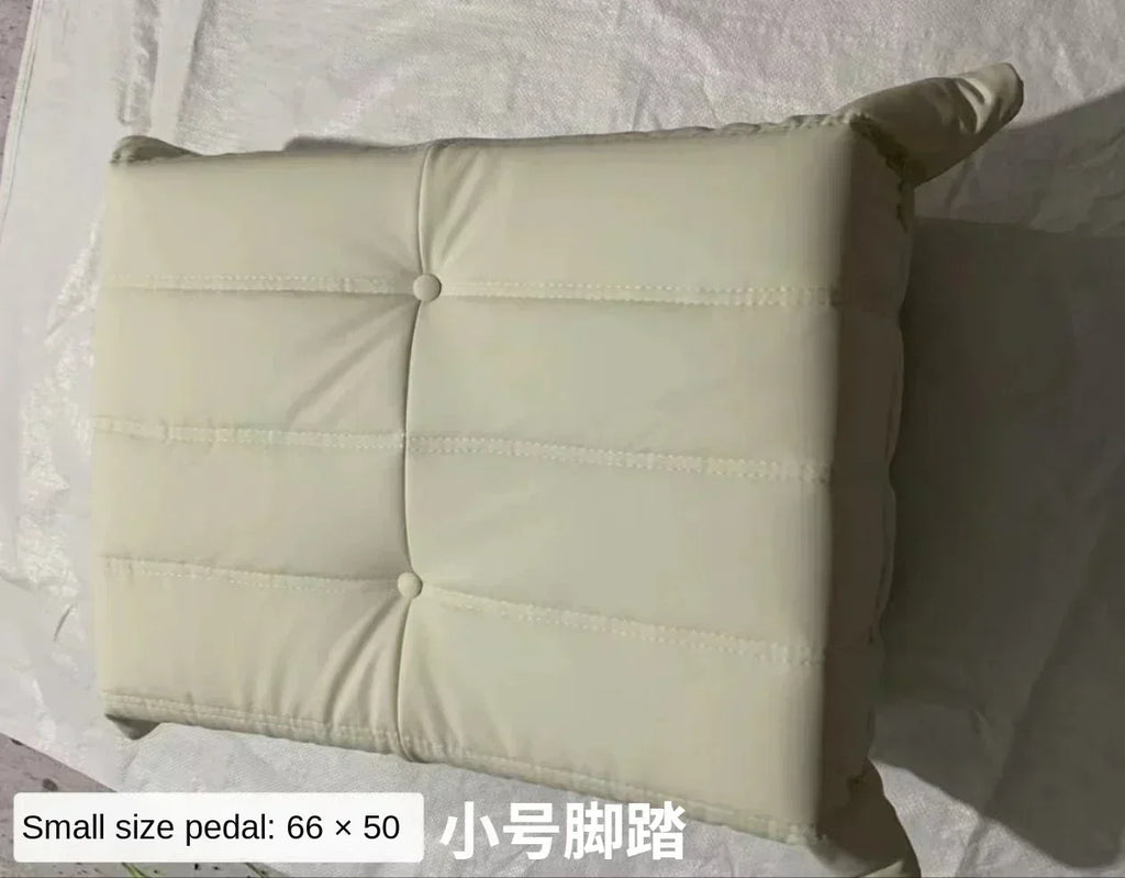 Single Casual Sofa Chair with Cat Scratch Leather Nordic Togo Lazy Caterpillar Sofa Bedroom Living Room Balcony Suede Sofa