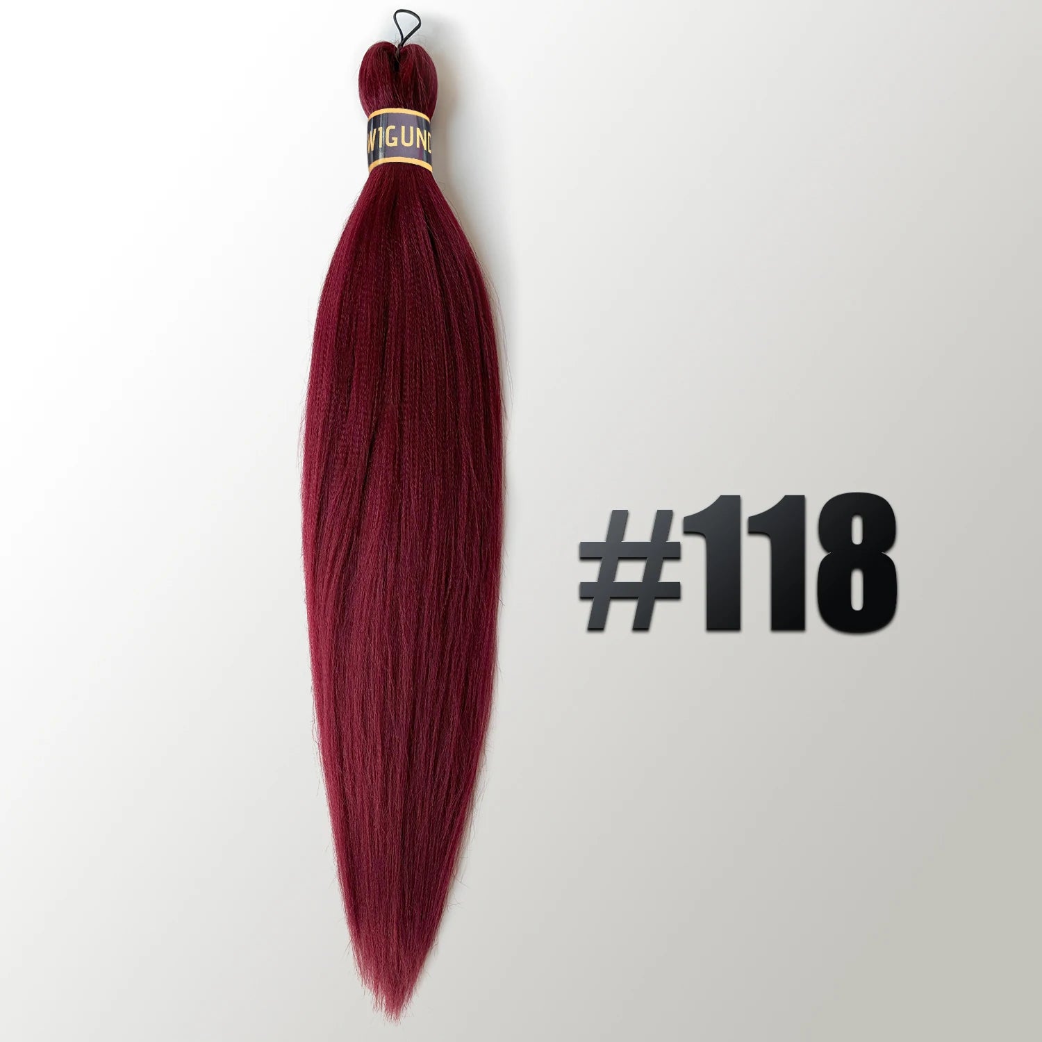 Wigundle Pre-Stretched Braiding Hair — EZ Crochet Yaki Straight (Flame-Retardant Kanekalon)