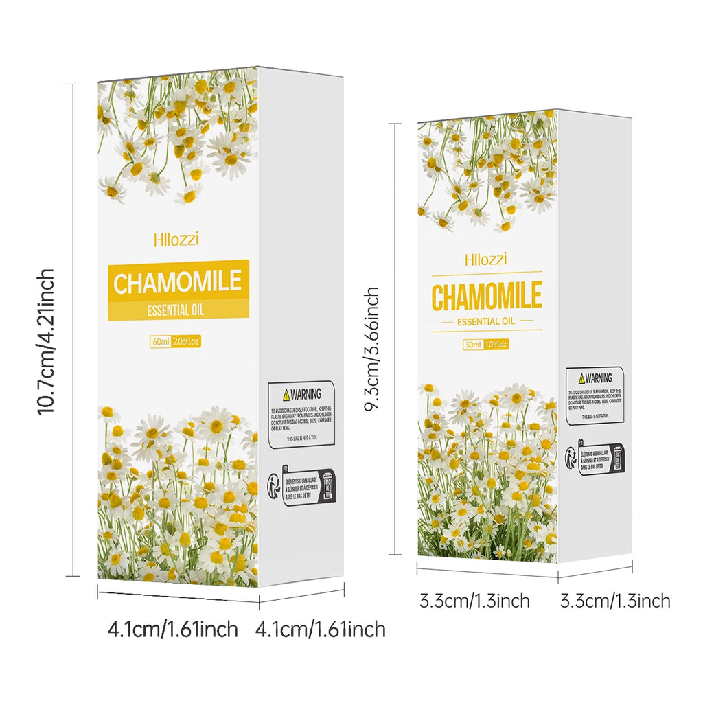 NIVAVIN 30ml/60ml chamomile plant extract facial skin care essential oil, rich and lasting fragrance, body care moisturizing