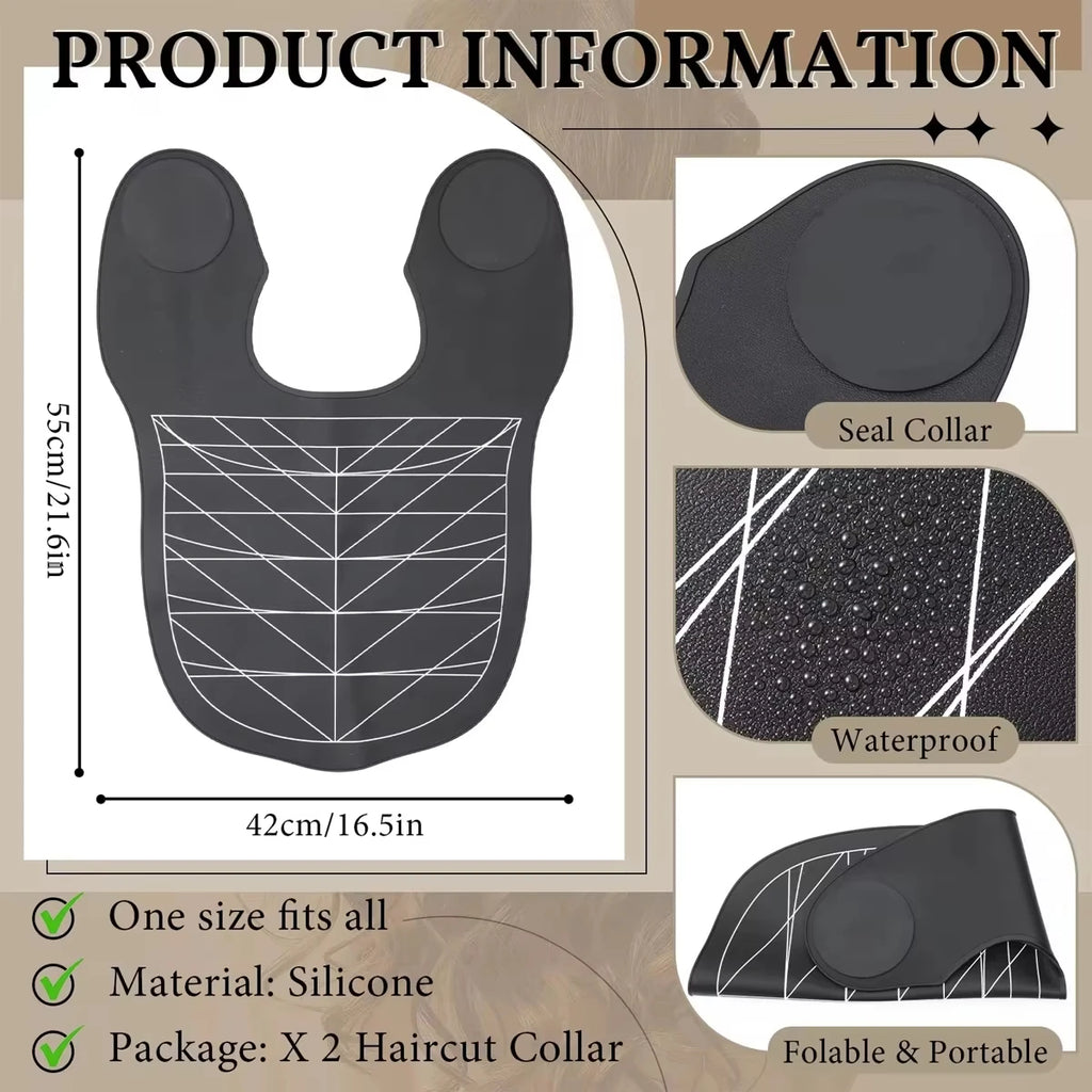 Waterproof Barber Hair Coloring Apron Professional Haircut Cape Hair Dye Shawl Cloth Hairdresser Durable Hairstyling Tools