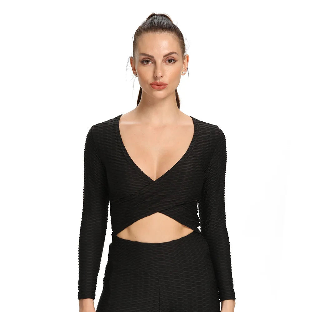 BubbleBump™ Seamless Booty-Lift Leggings — High-Waist Textured Yoga Pants for Women