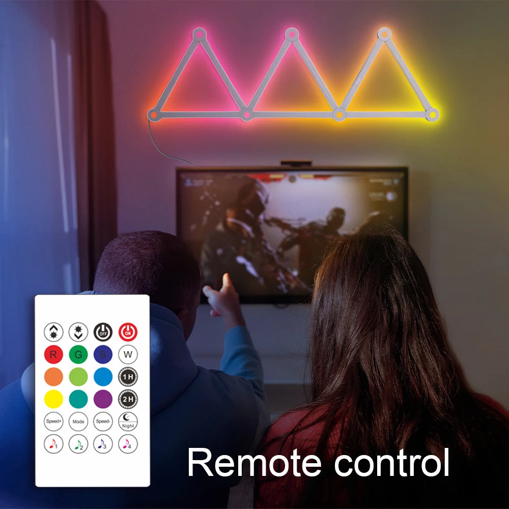 Wiscolor RGB Smart Wall Light Bar (9-Piece)